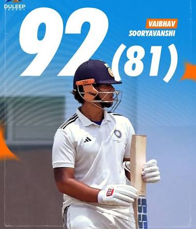 Vaibhav Suryavanshi Shines in Duleep Trophy 2026: Young Star Creates History