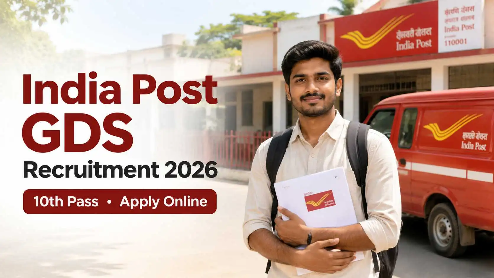 India Post GDS Recruitment 2026:Apply Online for Gramin Dak Sevak Posts
